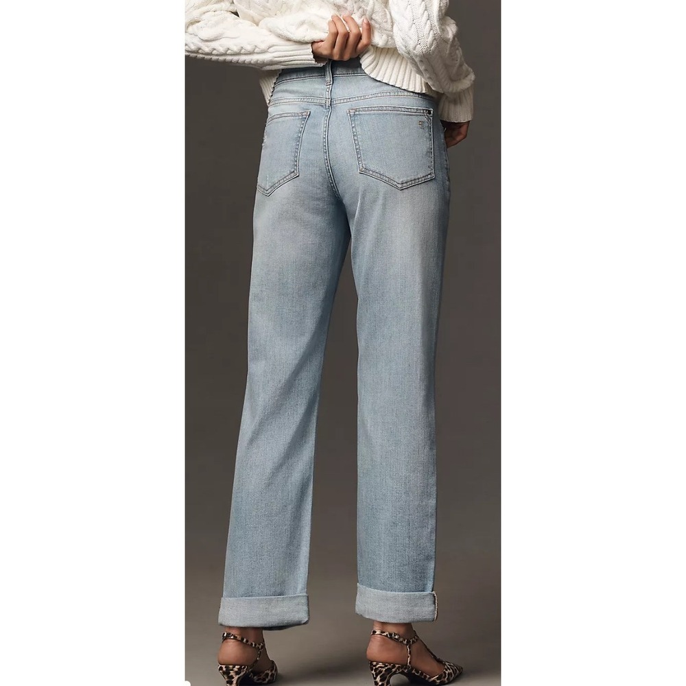 Z1 Pilcro Baggy Slim Boyfriend High-Rise Relaxed Jeans Distressed Light Wash 29 - Picture 12 of 12